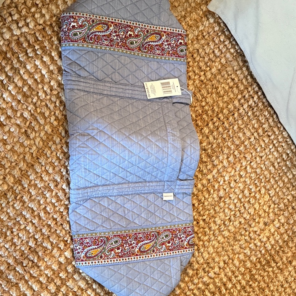 Vera Bradley Quilted Duffel in Chambray Blue